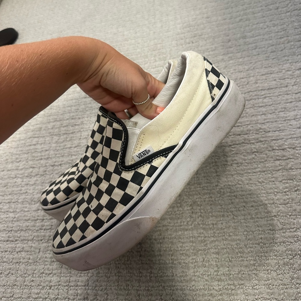 Checkered van platforms